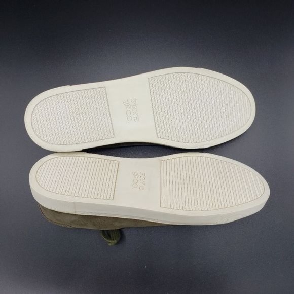 Frye & Co NEW without box Sindy moto low sneaker army green zipper detail size 8 - Picture 5 of 9